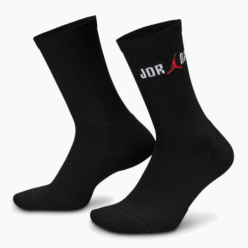 Шкарпетки  Jordan Everyday Crew 1 pair black/white/university red
