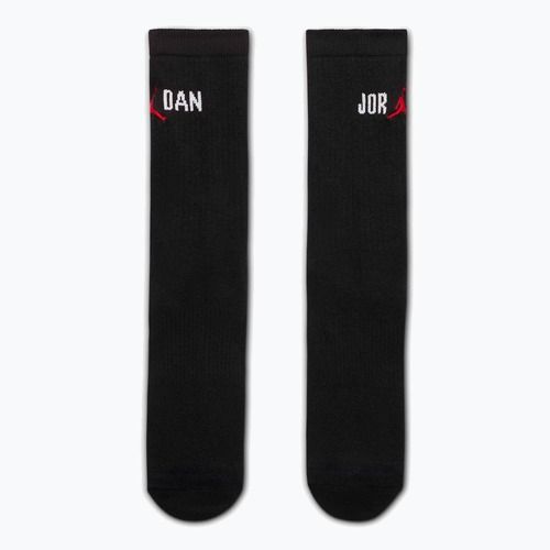 Skarpety Nike Jordan Everyday Crew 1 para black/white/university red