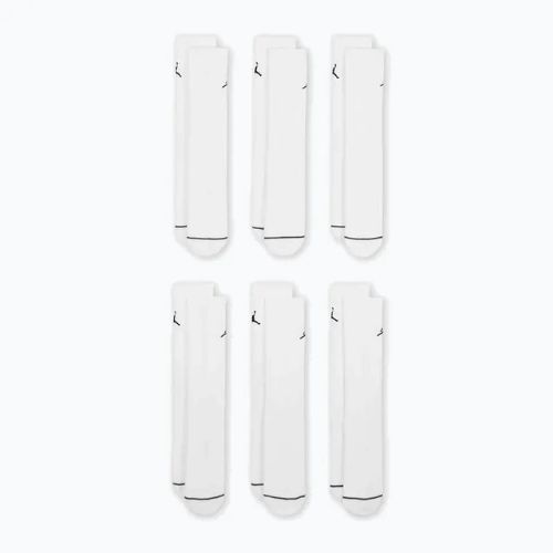 Шкарпетки Nike Jordan Everyday Cushioned Crew 6 пар white/black