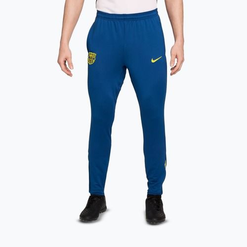 Штани футбольні чоловічі Nike FC Barcelona Strike SE gym blue/opti yellow