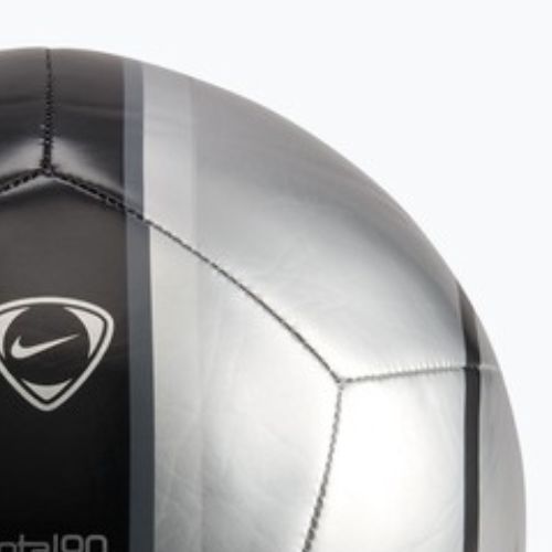 М'яч футбольний Nike Academy T90 Metallic '26 metallic silver/black/black розмір 5