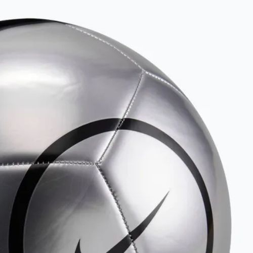 М'яч футбольний Nike Academy T90 Metallic '26 metallic silver/black/black розмір 4