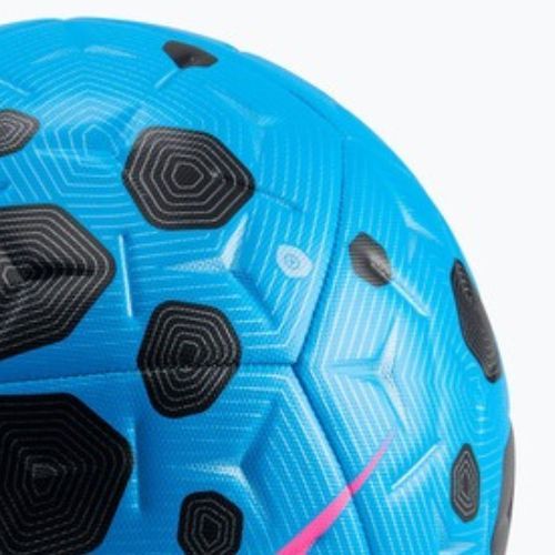 М'яч футбольний Nike Academy blue glow/black/pink blast розмір 5