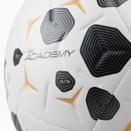М'яч футбольний Nike Academy white/black/black розмір 5