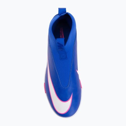 Кросівки футбольні дитячі Nike Mercurial Superfly 10 Academy IC racer blue/white