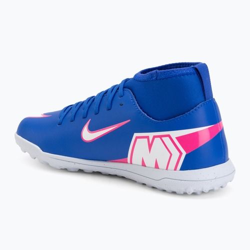 Кросівки футбольні дитячі Nike Mercurial Superfly 10 Club TF racer blue/white
