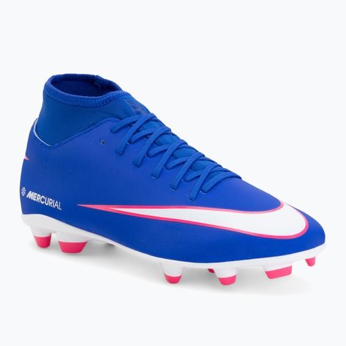 Кросівки футбольні чоловічі Nike Mercurial Superfly 10 Club FG/MG racer blue/white