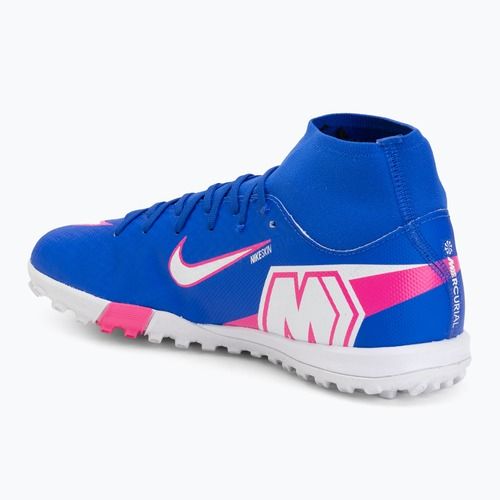 Кросівки футбольні чоловічі Nike Mercurial Superfly 10 Academy TF racer blue/white