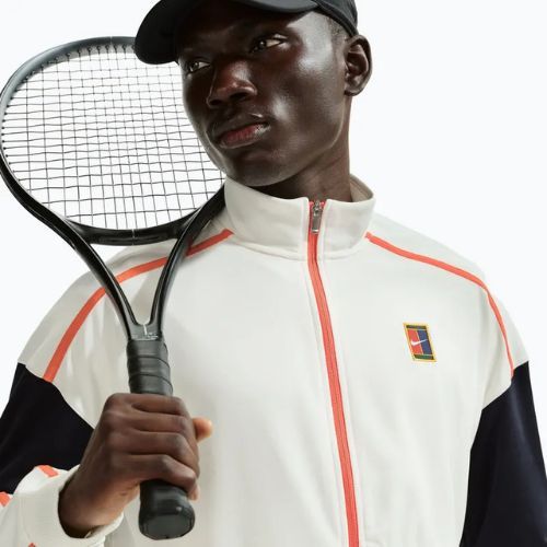 Кофта тенісна чоловіча Nike Court Heritage sail/turf orange