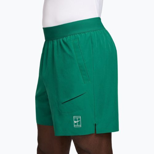 Шорти тенісні чоловічі Nike Court Dri-Fit Advantage 6" malachite/white