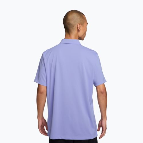 Футболка тенісна чоловіча Nike Court Dri-Fit Polo Solid light thistle/white