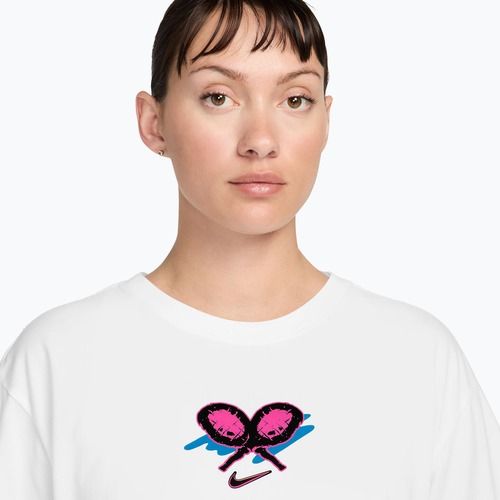 Жіноча тенісна футболка Nike Slam Dri-Fit white