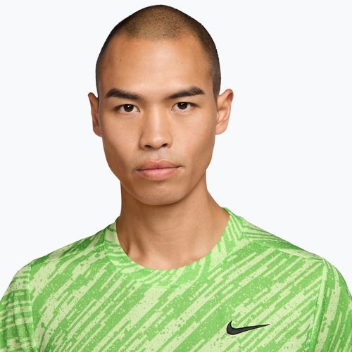 Футболка тенісна чоловіча Nike Court Dri-Fit Victory Print mean green/black