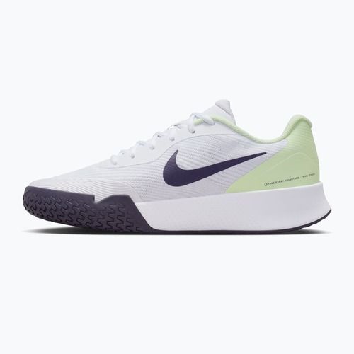 Кросівки тенісні чоловічі Nike Vapor Lite 3 white/volt tint/dark raisin