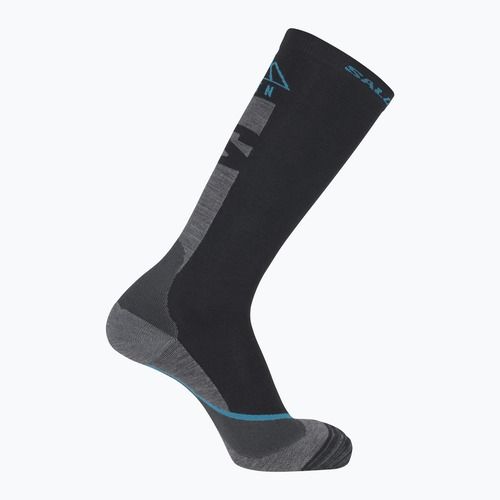 Шкарпетки гірськолижні Salomon MTN black/blue danube