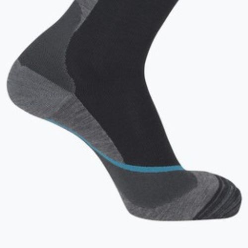 Шкарпетки гірськолижні Salomon MTN black/blue danube