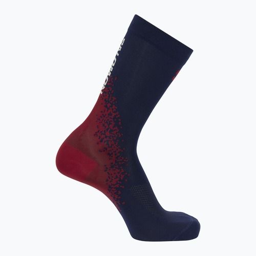 Шкарпетки Salomon Gravel Crew deep blue/haute red