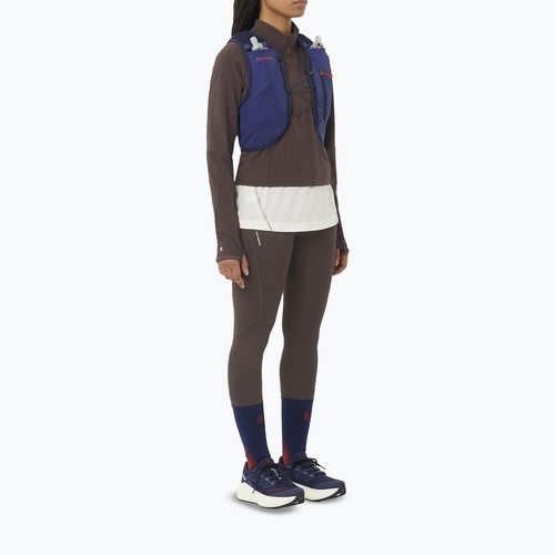Шкарпетки Salomon Gravel Crew deep blue/haute red