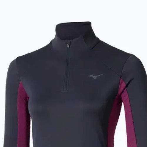 Кофта для бігу жіноча Mizuno Active Warm Half Zip baritone blue