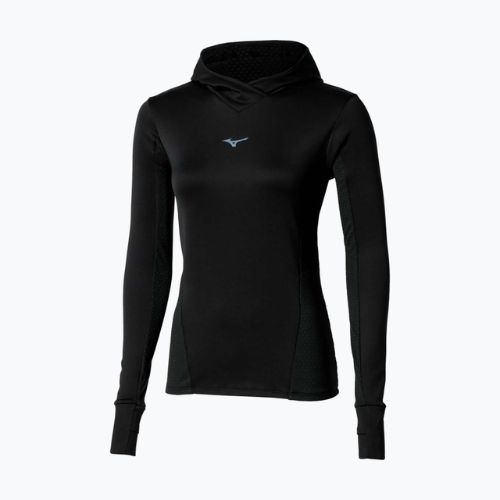 Жіноче худі для бігу Mizuno Active Warm Hooded black