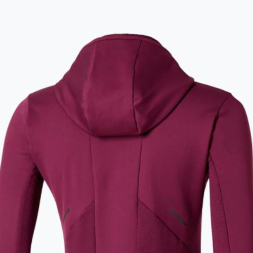 Кофта для бігу жіноча Mizuno Active Warm Hooded dark purple
