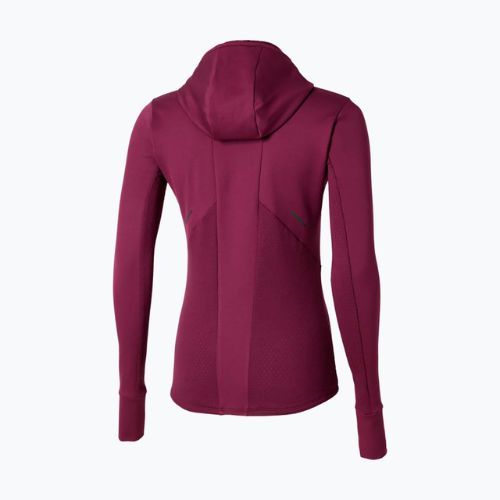 Жіноча толстовка для бігу Mizuno Active Warm Hooded dark purple