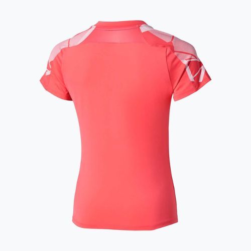 Футболка тенісна жіноча Mizuno Daybreakers Printed calypso coral