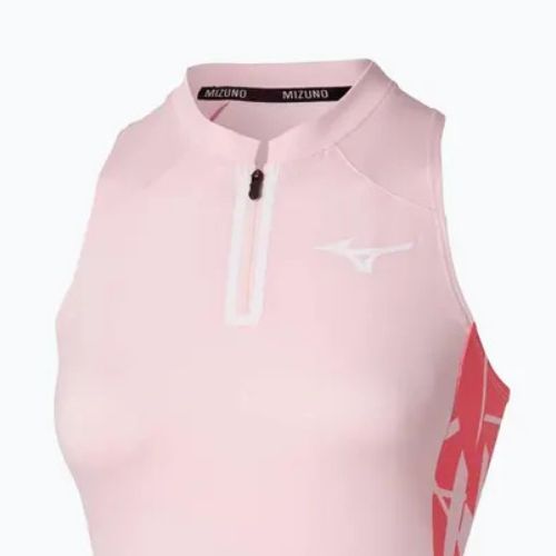 Футболка тенісна жіноча Mizuno Daybreakers Printed barely pink