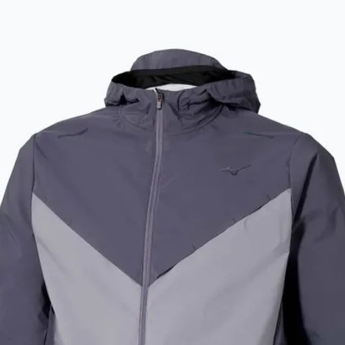 Куртка для бігу чоловіча Mizuno Tech Thermal Charge Hooded quiksilver