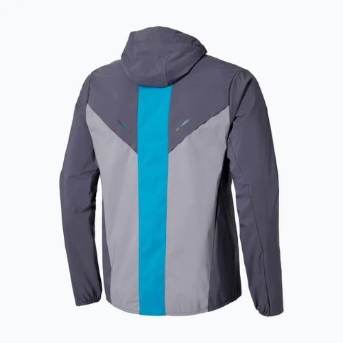 Куртка для бігу чоловіча Mizuno Tech Thermal Charge Hooded quiksilver