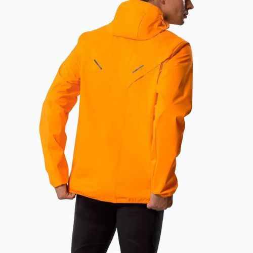 Чоловіча бігова куртка Mizuno Tech Thermal Charge Hooded tangelo