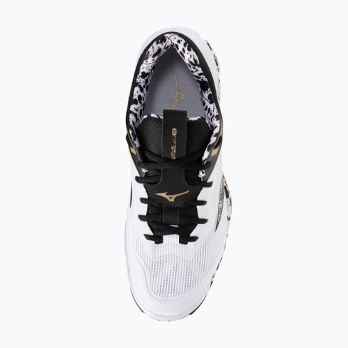 Кросівки гандбольні Mizuno Wave Stealth 6 white/black/ge gold