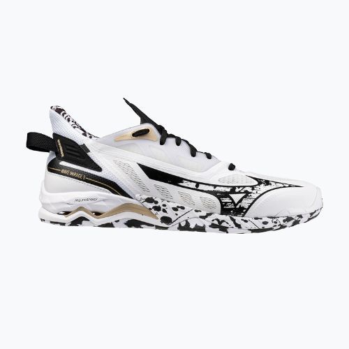 Кросівки гандбольні Mizuno Wave Mirage 5 white/black/ge gold