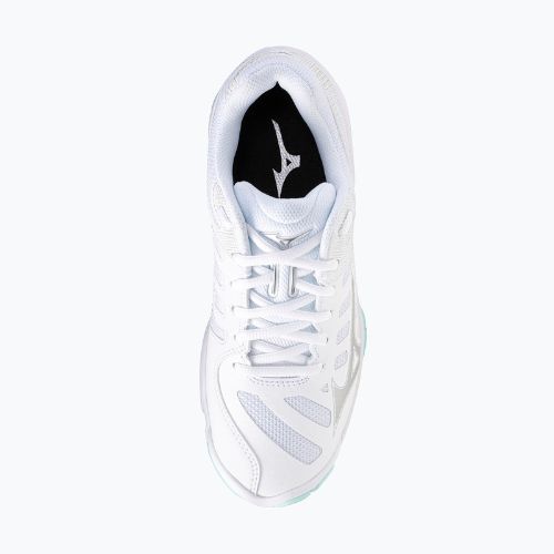 Кросівки волейбольні жіночі Mizuno Wave Voltage 2 white/blue tint