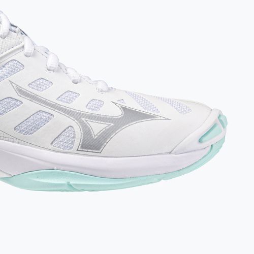 Кросівки волейбольні жіночі Mizuno Wave Voltage 2 white/blue tint