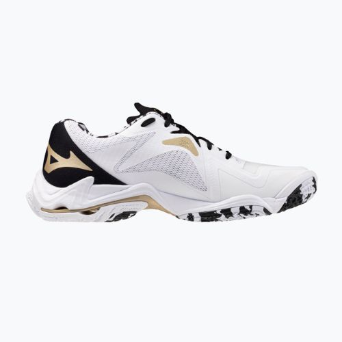 Кросівки волейбольні Mizuno Wave Lightning Z8 white/black/ge gold