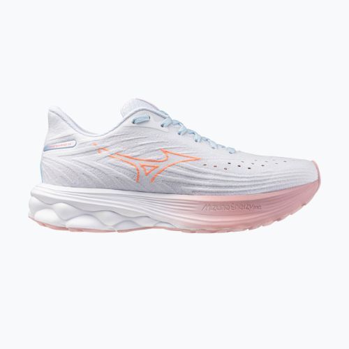 Кросівки для бігу жіночі Mizuno Wave Skyrise 6 nantucket breeze/striking coral/bleach mauve