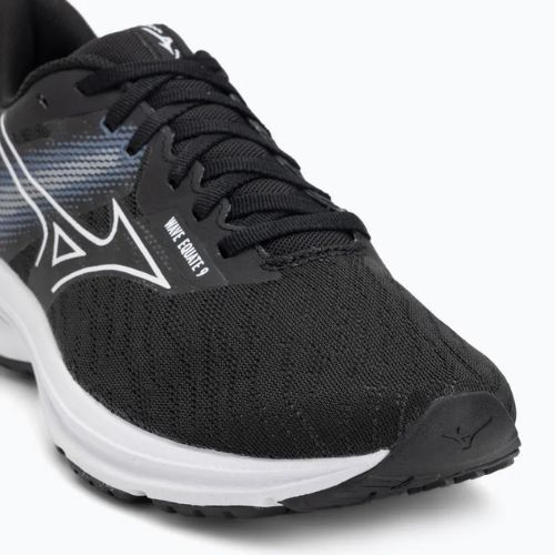 Кросівки для бігу чоловічі Mizuno Wave Equate 9 black/white/vintage indigo