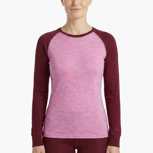 Комплект жіночої термоактивної білизни WOOLCANO Merino SET0980 purple