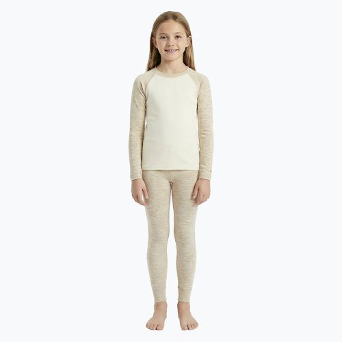 Комплект дитячої термоактивної білизни WOOLCANO Merino SET0982 beige