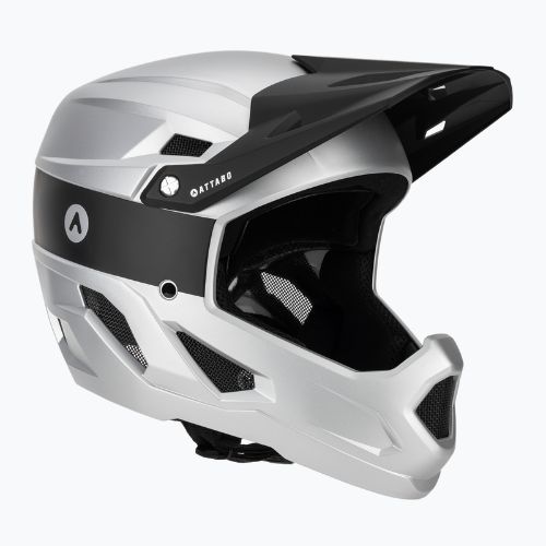 Шолом велосипедний ATTABO State 1.0 full face silver