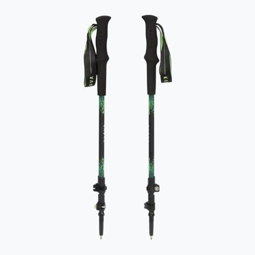 Палиці трекінгові KADVA Torre adjustable carbon green