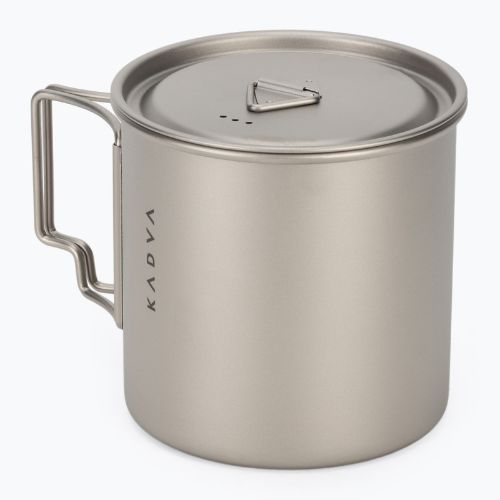 Туристичний кухоль KADVA titanium ultralight gray