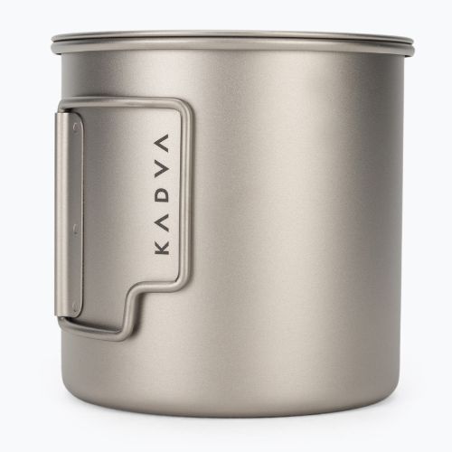 Туристичний кухоль KADVA titanium ultralight gray