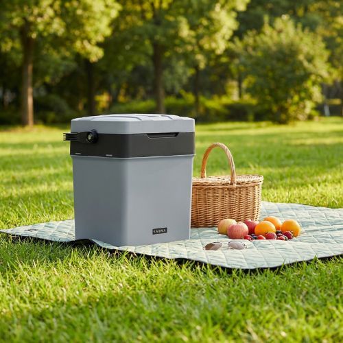 Холодильник туристичний KADVA AC/DC gray