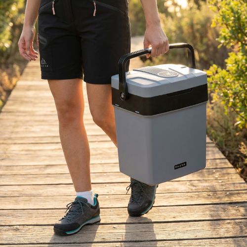 Холодильник туристичний KADVA AC/DC gray