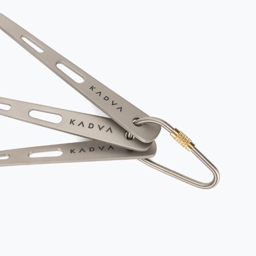 Столові прилади туристичні KADVA titanium ultralight gray