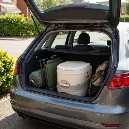 Туристичний туалет KADVA Throno PRO grey