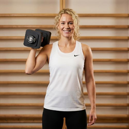 Гантель регульована XTREXO 15 кг чорний