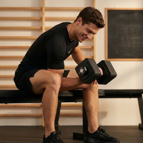 Гантель регульована XTREXO 23 кг чорний